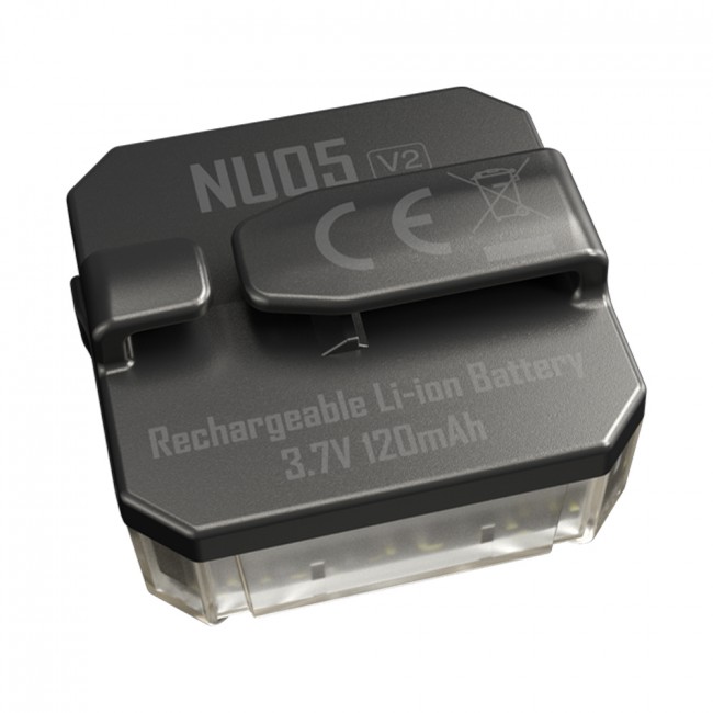 Nitecore Elemlámpa NU05 V2 (akkumulátoros - tartozék) HP LED (40 lumen)