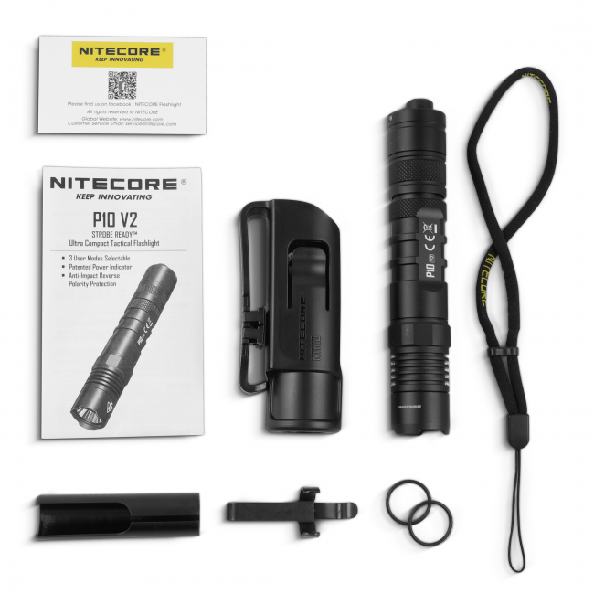 Nitecore Elemlámpa P10V2 (1x21700)  CREE XP-L2 V6 (1100 lumen)