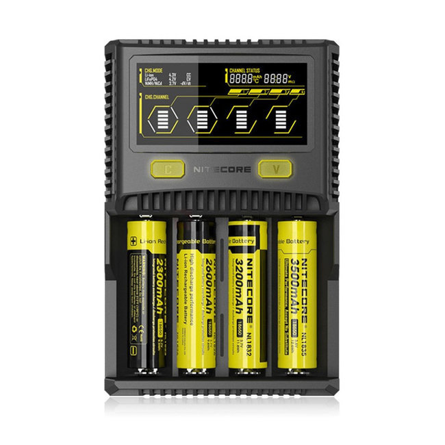 Nitecore Kellék Akkumulátor Gyorstöltő SC4