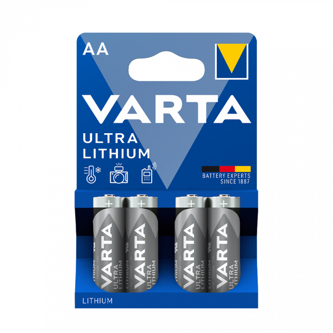 Varta Ultra Lithium Ceruza Elem AA B4