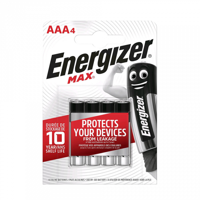 Energizer Max Alkáli Mikro Elem AAA B4