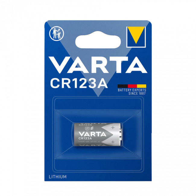 VARTA Fotó Elem Lithium CR123 (6205) (3V) B1