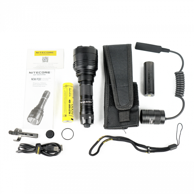 Nitecore Vadászlámpa Szett NEW P30 Economic (1x21700) CREE XP-L HI V3 (1000 lumen)