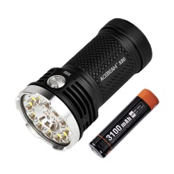 Acebeam Elemlámpa X80 (+4x18650 - tartozék) CREEXHP50.2 (25000 lumen)
