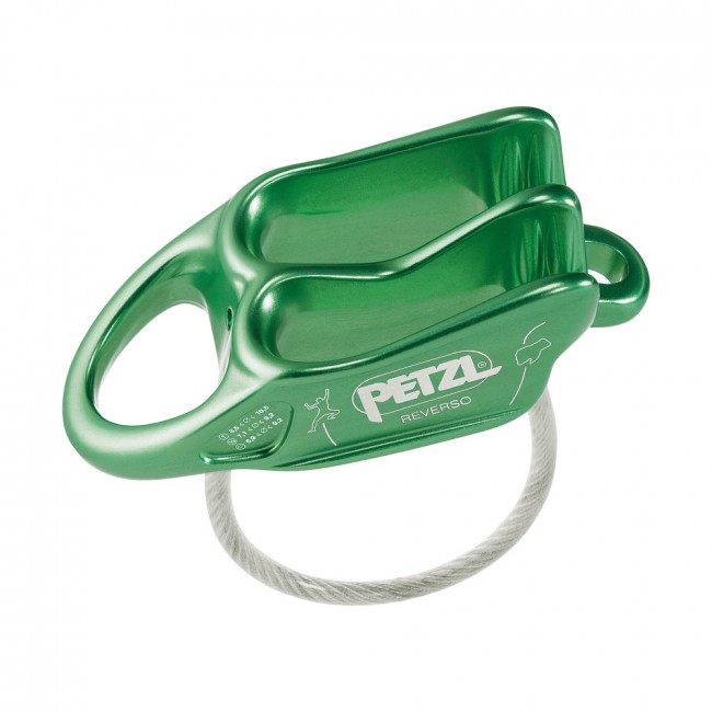 Petzl Munkavédelem REVERSO 5 Biztosító Eszköz Zöld2019