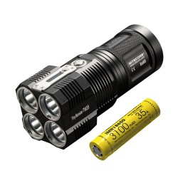 Nitecore Elemlámpa TM28 SET (+4 x IMR18650) 4xCREE XHP35 HI (6000 lumen)